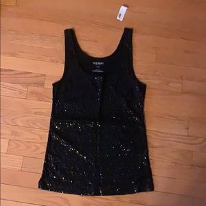 BNWT Old Navy Sparkly Tank in Black